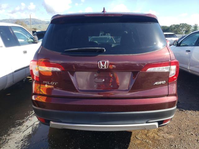 5FNYF6H35LB012332 - 2020 HONDA PILOT EX BURGUNDY photo 6