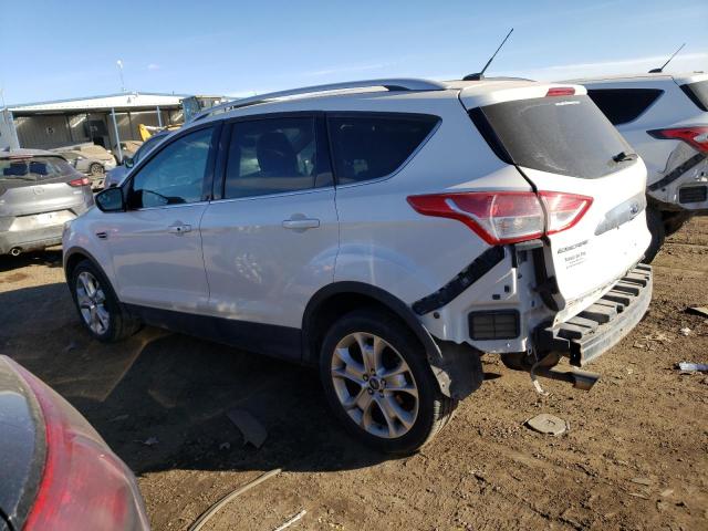 1FMCU9J92EUB66504 - 2014 FORD ESCAPE TITANIUM WHITE photo 2