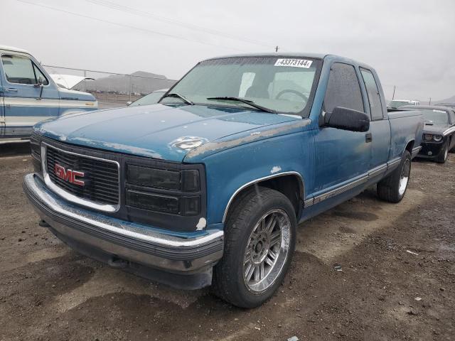 2GTEC19R7V1549601 - 1997 GMC SIERRA C1500 BLUE photo 1