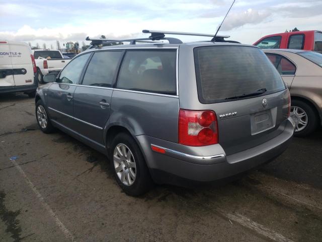 WVWVD63BX3E165930 - 2003 VOLKSWAGEN PASSAT GLS GRAY photo 2