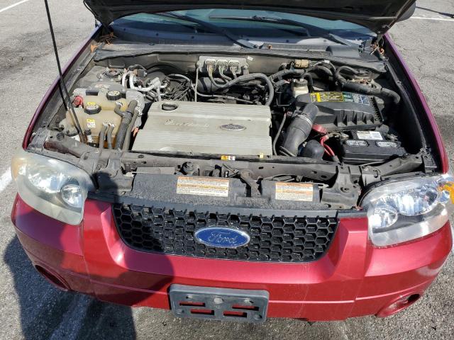 1FMCU96H36KC87636 - 2006 FORD ESCAPE HEV RED photo 12