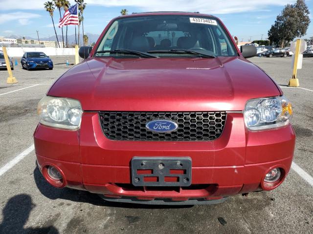 1FMCU96H36KC87636 - 2006 FORD ESCAPE HEV RED photo 5