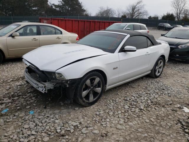 1ZVBP8FF9E5228102 - 2014 FORD MUSTANG GT WHITE photo 1