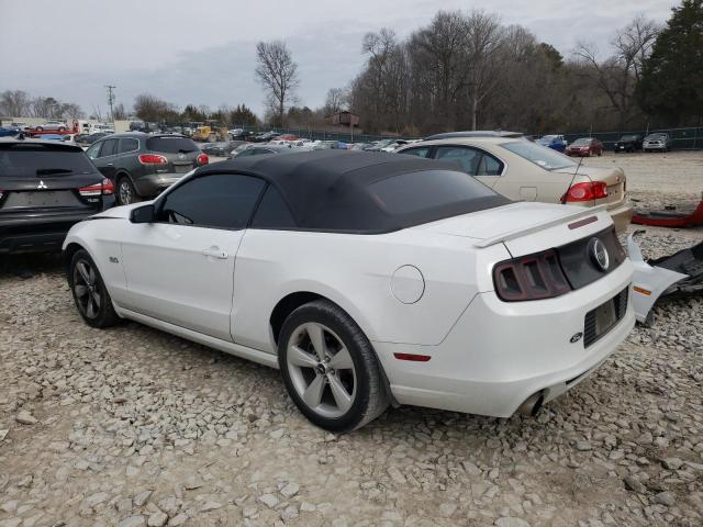 1ZVBP8FF9E5228102 - 2014 FORD MUSTANG GT WHITE photo 2