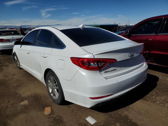 5NPE24AF9GH396257 - 2016 HYUNDAI SONATA SE WHITE photo 2