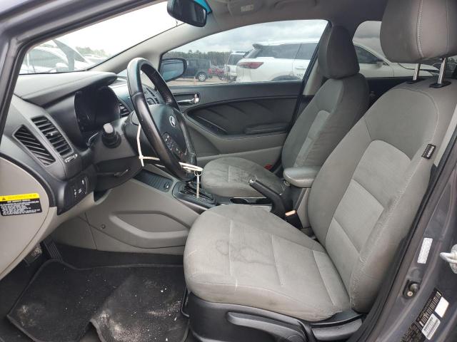 KNAFX4A89E5083646 - 2014 KIA FORTE EX BLUE photo 7