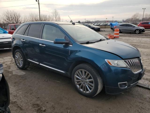 2LMDJ8JKXBBJ31435 - 2011 LINCOLN MKX TEAL photo 4