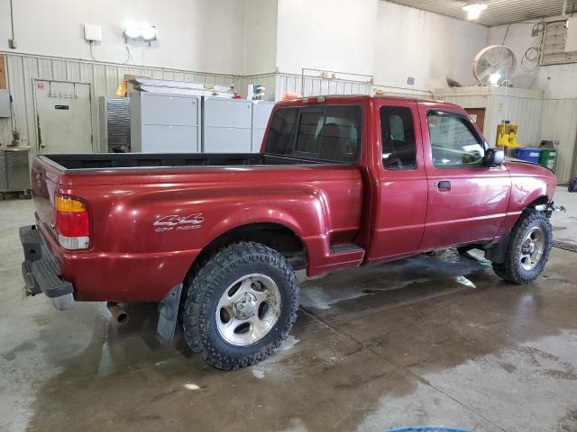 1FTZR15X5XTB00676 - 1999 FORD RANGER SUPER CAB MAROON photo 3