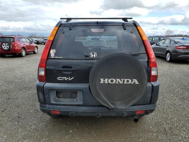 JHLRD78474C044869 - 2004 HONDA CR-V LX BLACK photo 6