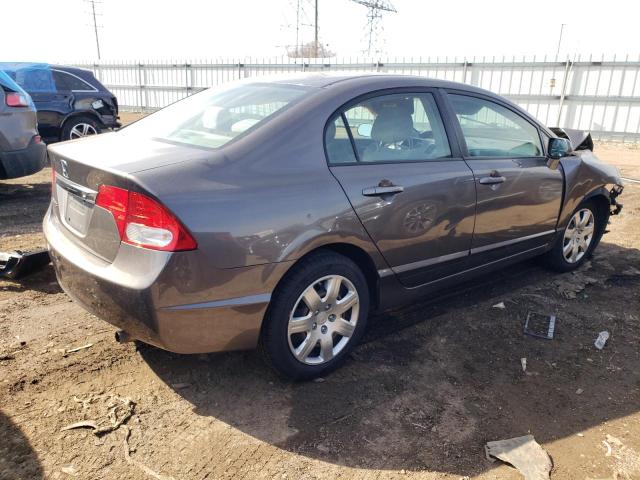 19XFA1F51AE043996 - 2010 HONDA CIVIC LX GRAY photo 3