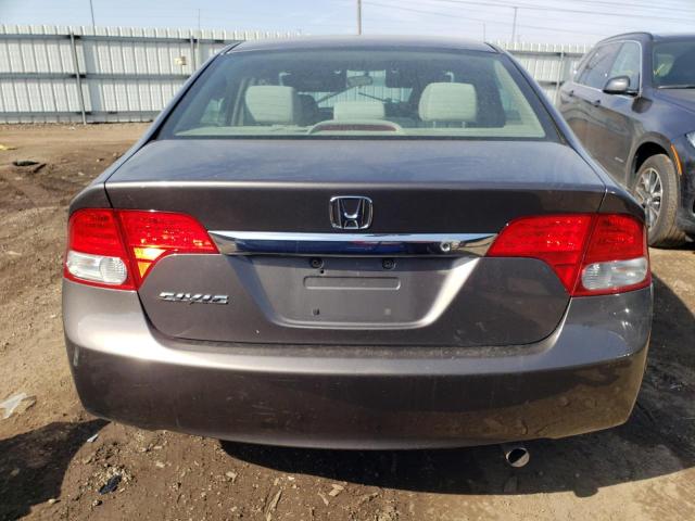 19XFA1F51AE043996 - 2010 HONDA CIVIC LX GRAY photo 6