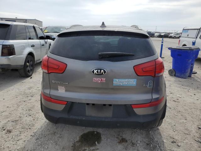 KNDPC3AC8F7756739 - 2015 KIA SPORTAGE EX GRAY photo 6