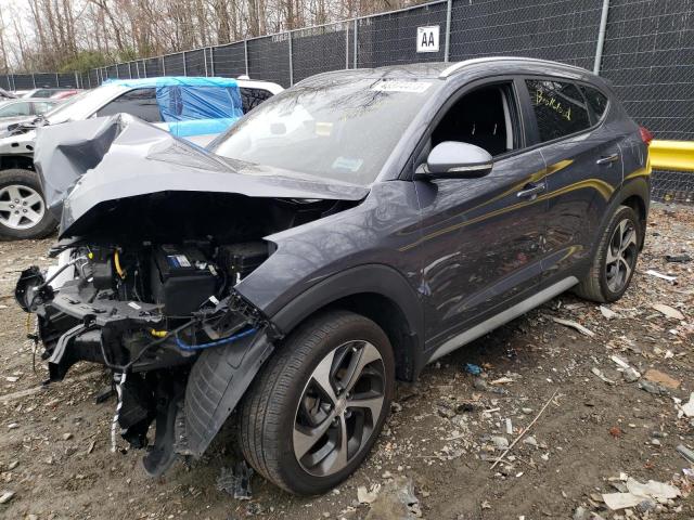 KM8J33AL8JU741590 - 2018 HYUNDAI TUCSON SPORT GRAY photo 1