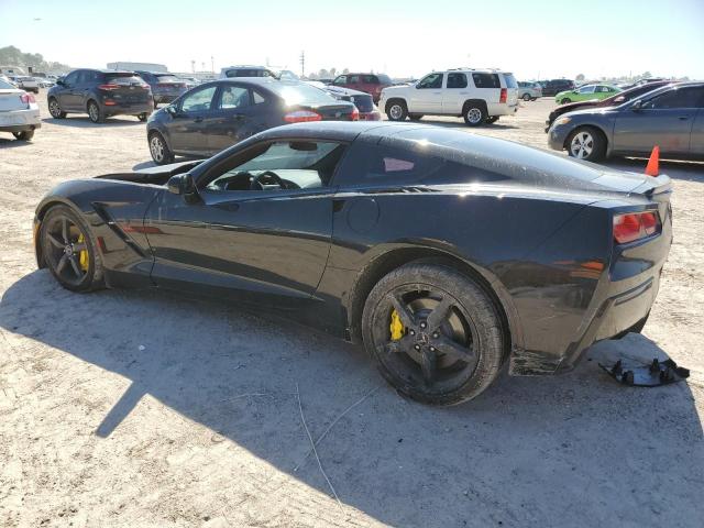 1G1YB2D70F5115332 - 2015 CHEVROLET CORVETTE STINGRAY 1LT BLACK photo 2