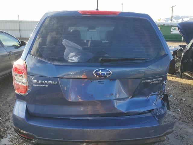 JF2SJAAC6EH456163 - 2014 SUBARU FORESTER 2.5I BLUE photo 6