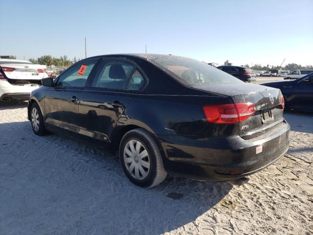 3VW2K7AJ0FM269508 - 2015 VOLKSWAGEN JETTA BASE BLACK photo 2