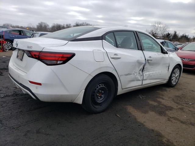 3N1AB8BV8LY245096 - 2020 NISSAN SENTRA S WHITE photo 3