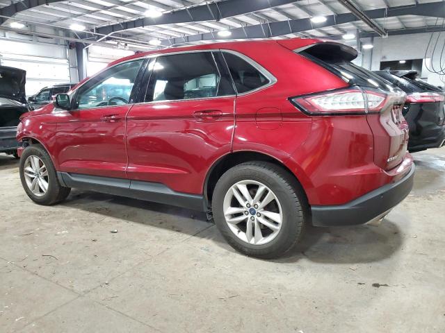 2FMTK4J97FBB88286 - 2015 FORD EDGE SEL RED photo 2