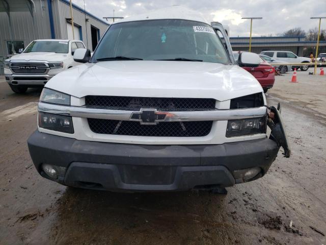 3GNEC13T73G153622 - 2003 CHEVROLET AVALANCHE C1500 WHITE photo 5