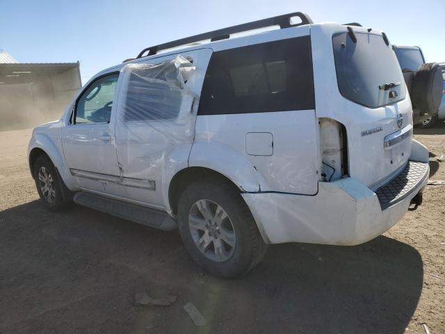 5N1AR18B08C622514 - 2008 NISSAN PATHFINDER S WHITE photo 2