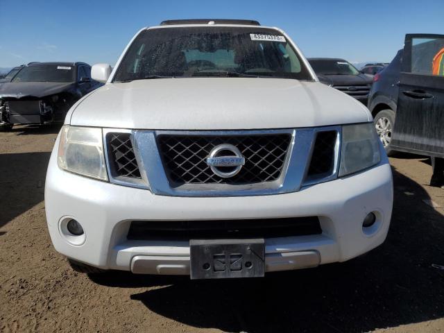 5N1AR18B08C622514 - 2008 NISSAN PATHFINDER S WHITE photo 5