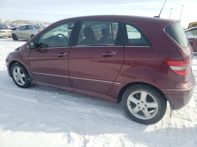 WDDFH33X16J071102 - 2006 MERCEDES-BENZ B200 MAROON photo 2