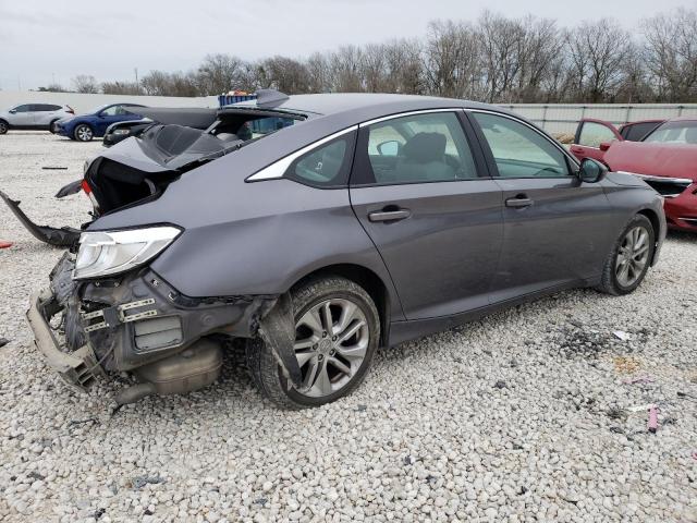 1HGCV1F17KA008874 - 2019 HONDA ACCORD LX GRAY photo 3