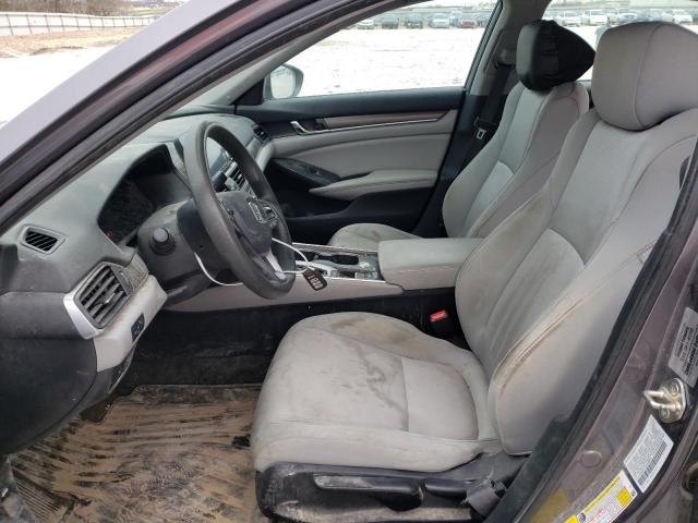 1HGCV1F17KA008874 - 2019 HONDA ACCORD LX GRAY photo 7