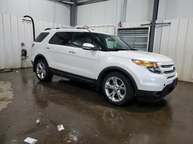 1FM5K8F86EGB10251 - 2014 FORD EXPLORER LIMITED WHITE photo 4