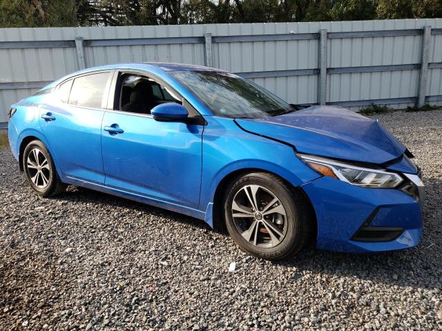 3N1AB8CV6LY274966 - 2020 NISSAN SENTRA SV BLUE photo 4