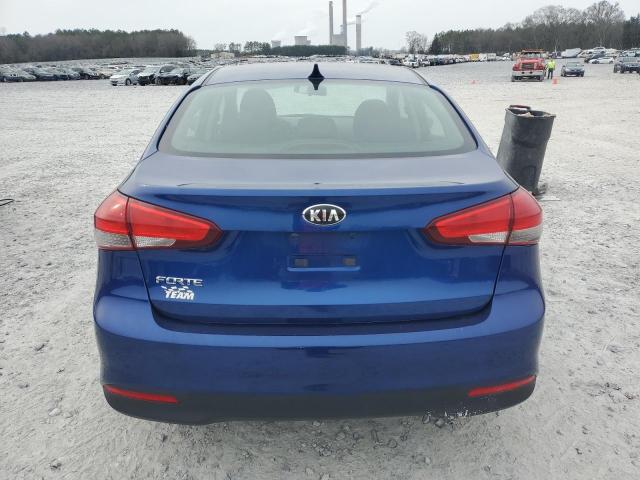 3KPFK4A75JE230763 - 2018 KIA FORTE LX BLUE photo 6