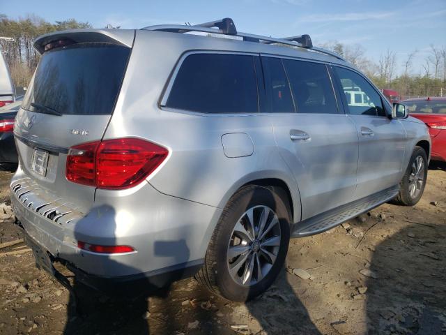 4JGDF6EE5FA538862 - 2015 MERCEDES-BENZ GL 450 4MATIC SILVER photo 3