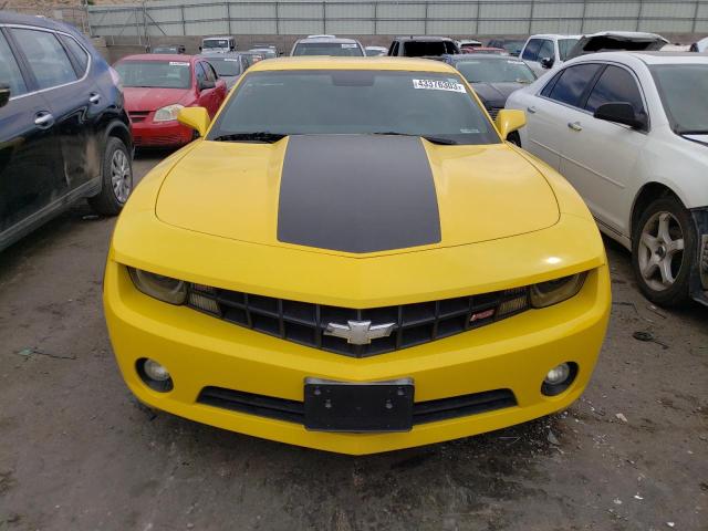 2G1FB1EV0A9218230 - 2010 CHEVROLET CAMARO LT YELLOW photo 5