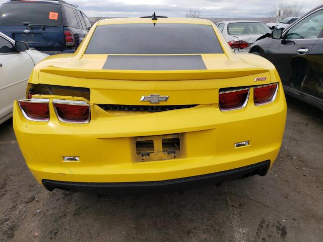 2G1FB1EV0A9218230 - 2010 CHEVROLET CAMARO LT YELLOW photo 6