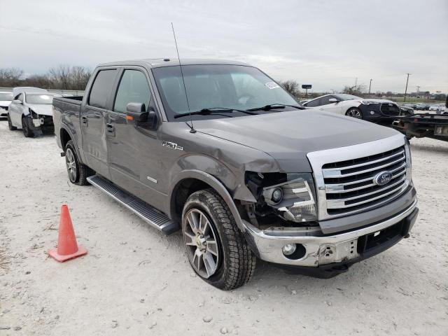 1FTFW1ET6EFA66719 - 2014 FORD F150 SUPERCREW GRAY photo 4