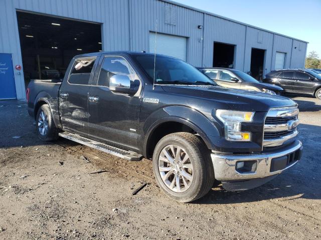 1FTEW1CP9GKE39196 - 2016 FORD F150 SUPERCREW BLACK photo 4