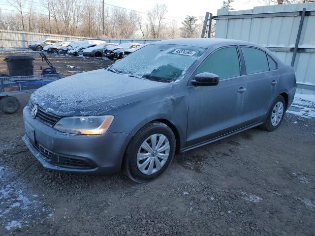 3VW2K7AJ1EM413730 - 2014 VOLKSWAGEN JETTA BASE Մոխրագույն լուսանկար 1