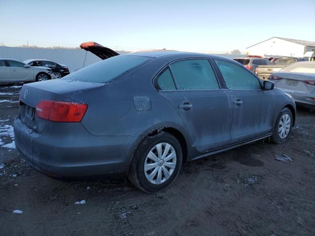 3VW2K7AJ1EM413730 - 2014 VOLKSWAGEN JETTA BASE Մոխրագույն լուսանկար 3