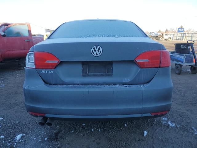 3VW2K7AJ1EM413730 - 2014 VOLKSWAGEN JETTA BASE Մոխրագույն լուսանկար 6