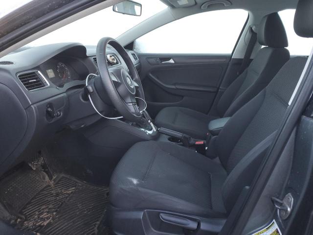 3VW2K7AJ1EM413730 - 2014 VOLKSWAGEN JETTA BASE Մոխրագույն լուսանկար 7