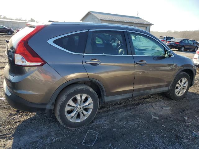 2HKRM4H7XEH656995 - 2014 HONDA CR-V EXL GRAY photo 3