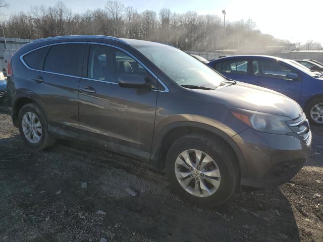 2HKRM4H7XEH656995 - 2014 HONDA CR-V EXL GRAY photo 4