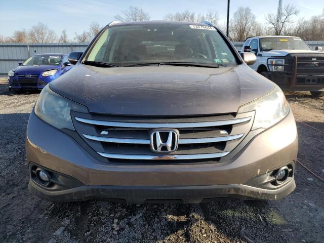 2HKRM4H7XEH656995 - 2014 HONDA CR-V EXL GRAY photo 5