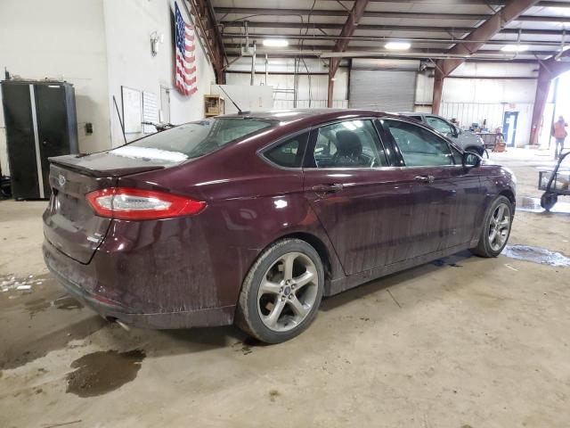 3FA6P0HR5DR145572 - 2013 FORD FUSION SE BURGUNDY photo 3