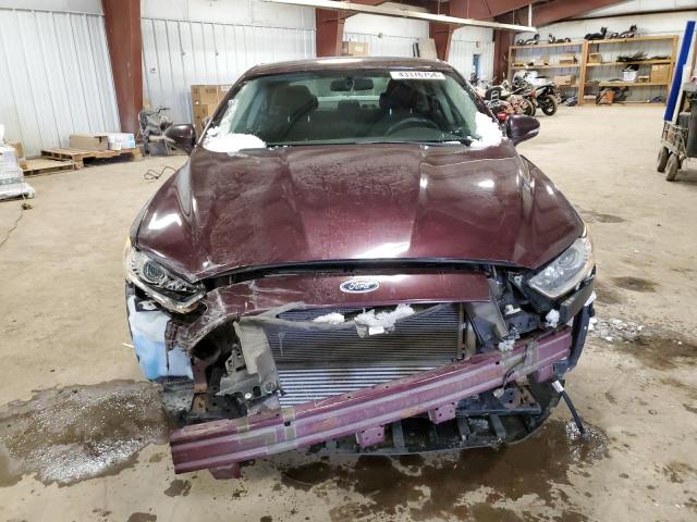 3FA6P0HR5DR145572 - 2013 FORD FUSION SE BURGUNDY photo 5