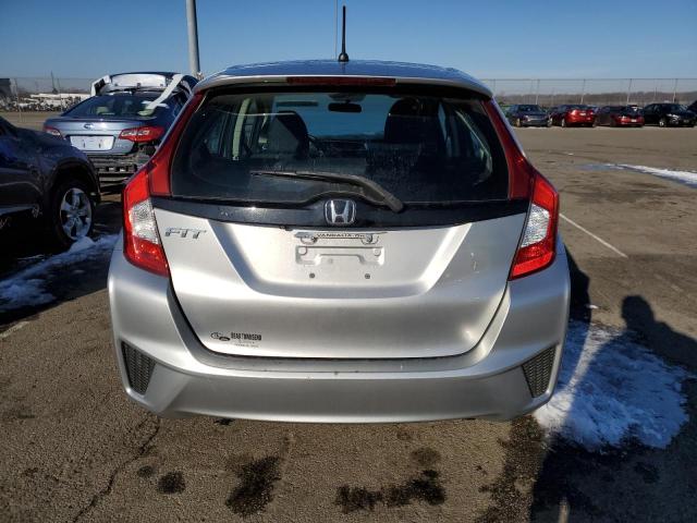 3HGGK5H53FM757195 - 2015 HONDA FIT LX SILVER photo 6