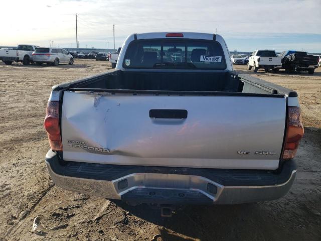 5TEUU42N46Z169369 - 2006 TOYOTA TACOMA ACCESS CAB SILVER photo 6