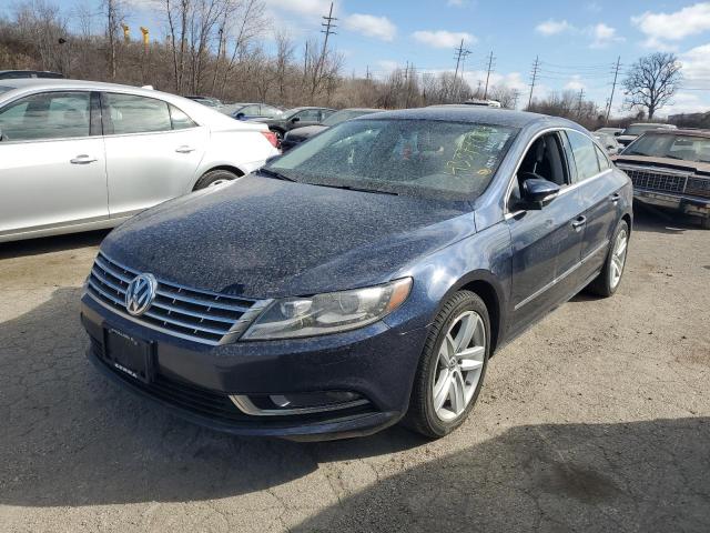 WVWBP7AN4DE549247 - 2013 VOLKSWAGEN CC SPORT BLUE photo 1