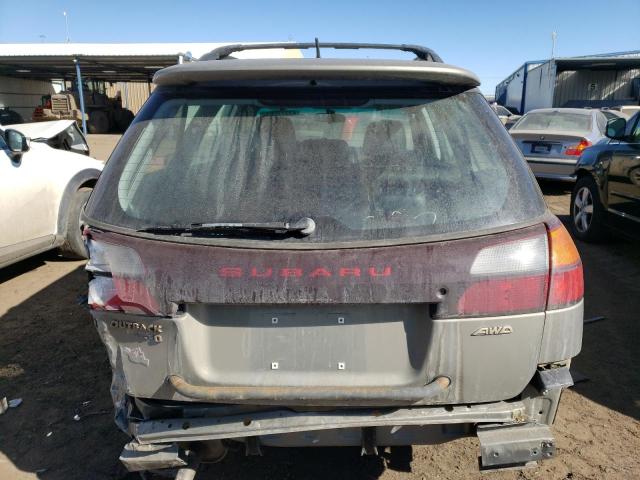 4S3BH896237639175 - 2003 SUBARU LEGACY OUTBACK H6 3.0 VDC GRAY photo 6