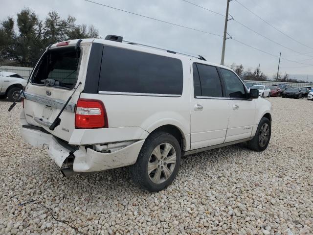 1FMJK1MT5FEF30223 - 2015 FORD EXPEDITION EL PLATINUM WHITE photo 3